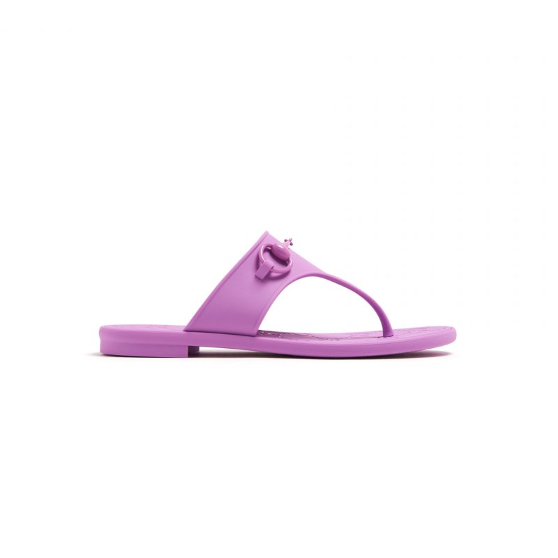 (image for) GUCCI HORSEBIT THONG RUBBER SANDALS 780306