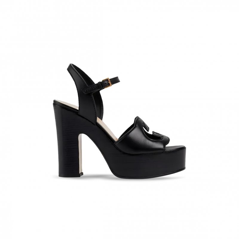 (image for) GUCCI INTERLOCKING ONE-STRAP SANDALS 730022