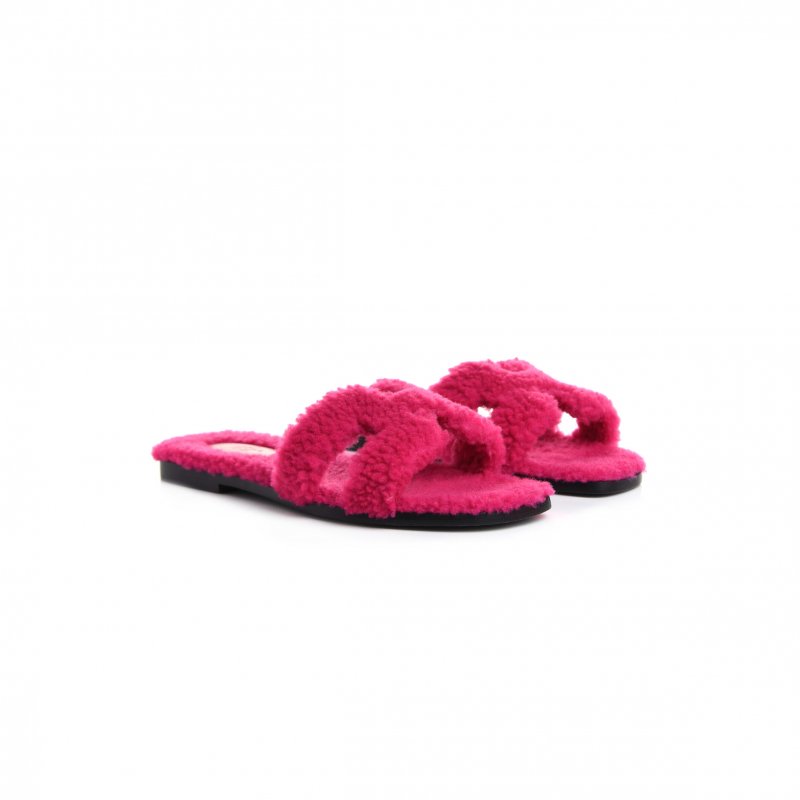 (image for) HERMÈS WOOLSKIN ORAN SLIPPER H071002Z2108