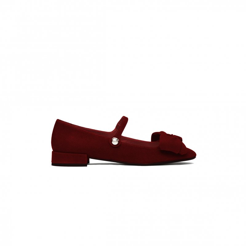 (image for) VALENTINO GARAVANI BOWJANE MARY-JANE BALLERINA IN CREPE FABRIC 20MM 5W0S0KI3JIV_0NM