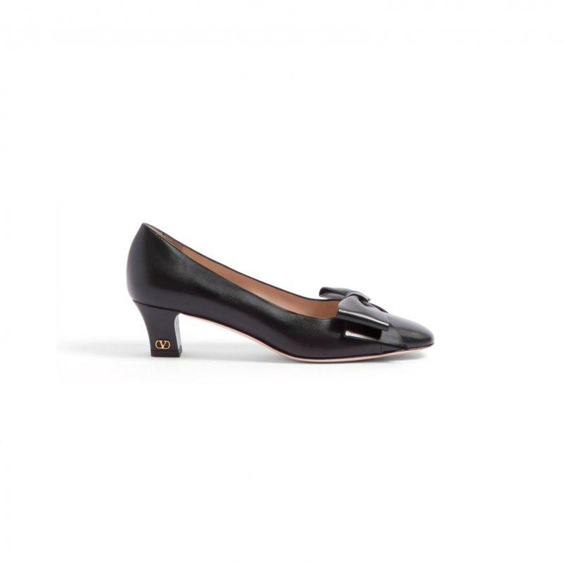 (image for) VALENTINO BOWOW PUMPS IN KIDSKIN 45MM 6W2S0LB5DDT_0NO