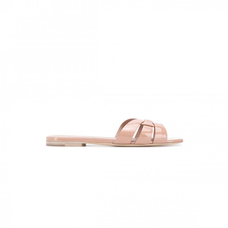 (image for) YSL TRIBUTE MULES IN PATENT LEATHER 571952 B8I00 9935