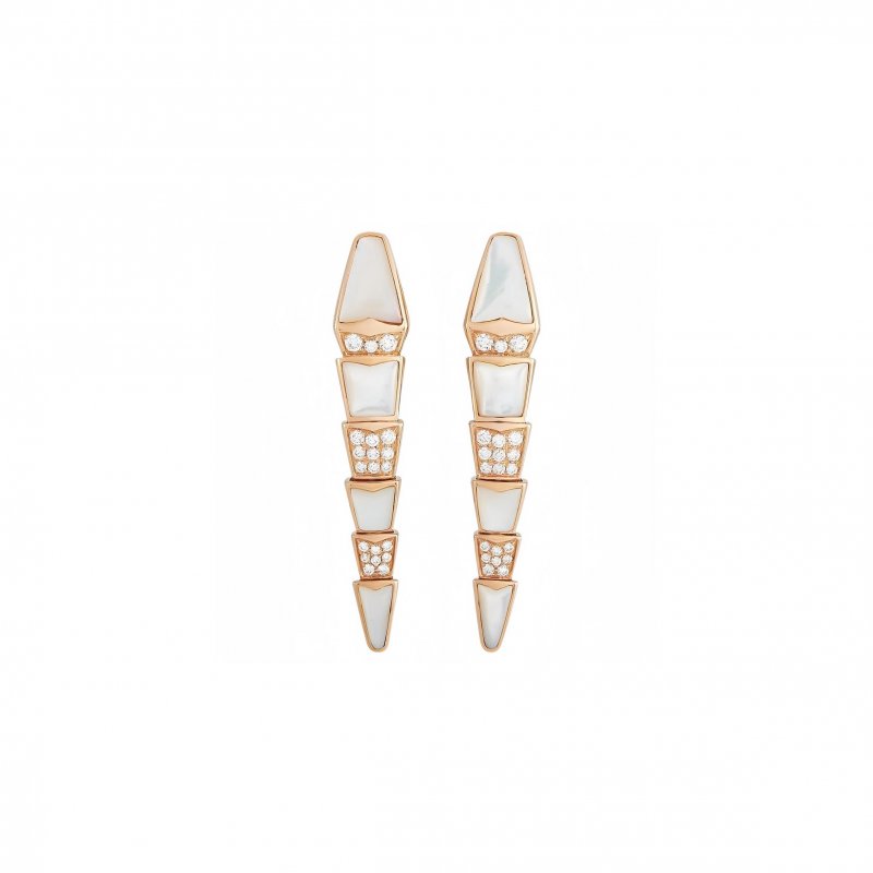 (image for) BVLGARI SERPENTI DIAMOND EARRINGS