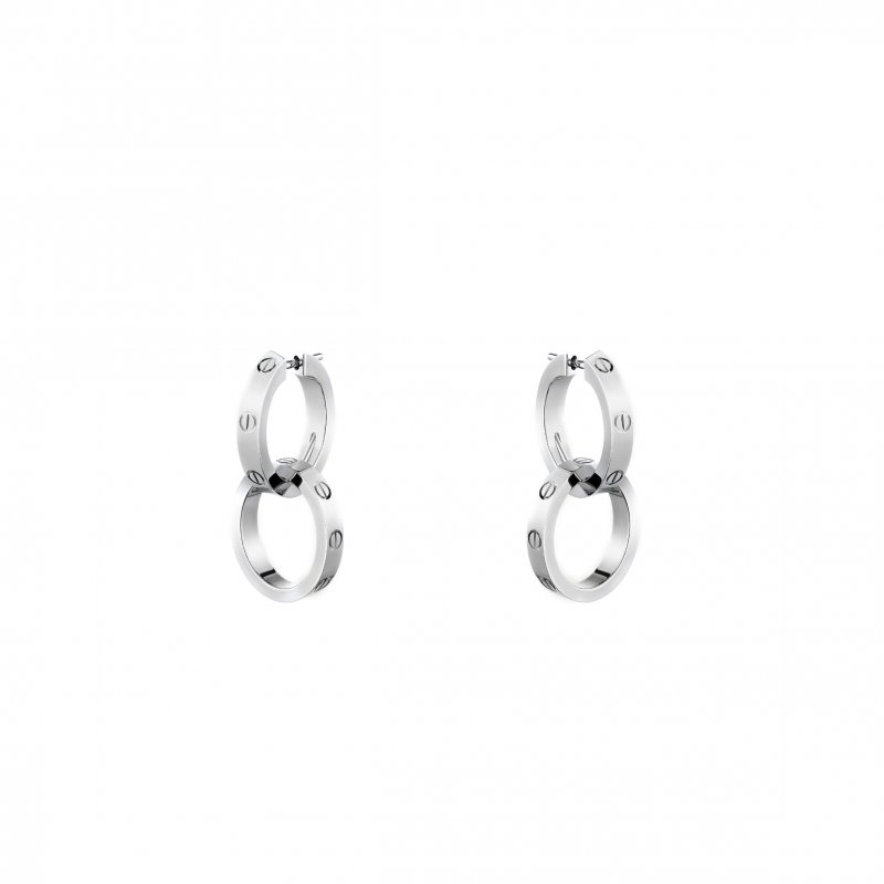 (image for) CARTIER LOVE WHITE GOLD EARRINGS B8301500