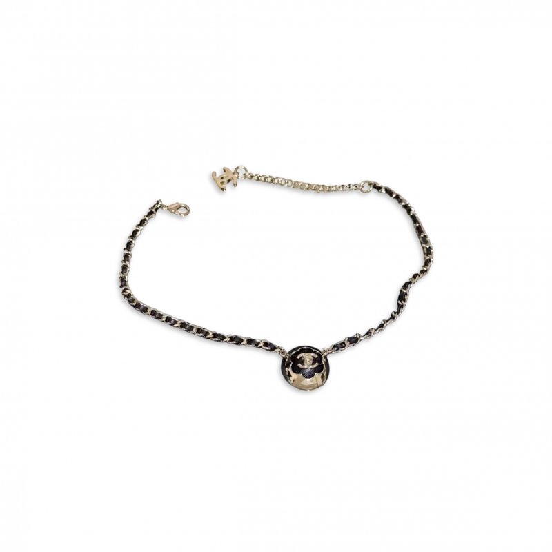 (image for) CHANEL GOLD CAMELLIA NECKLACE