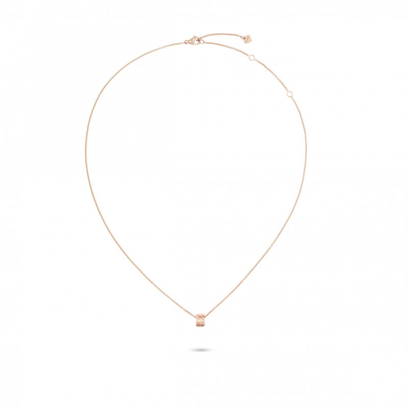(image for) CHANEL COCO CRUSH NECKLACEQUILTED MOTIF, 18K ROSE GOLD J12315
