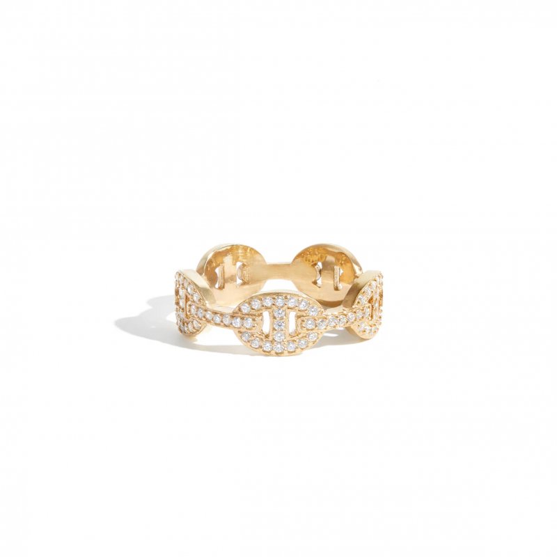 (image for) HERMÈS PIG NOSE FARANDOLE RING IN GOLD