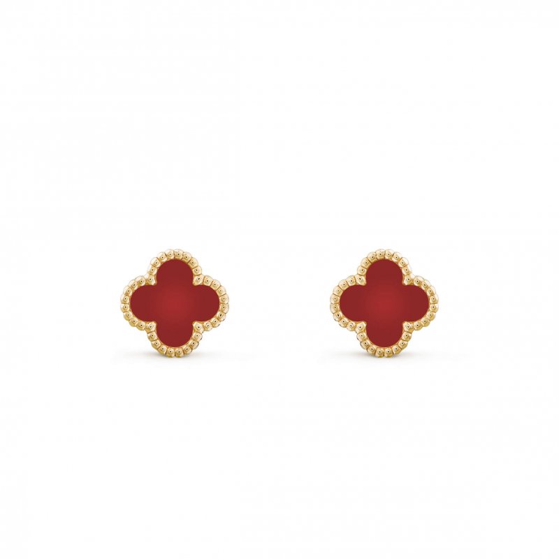 (image for) VAN CLEEF ARPELS SWEET ALHAMBRA EARRINGS YELLOW GOLD
