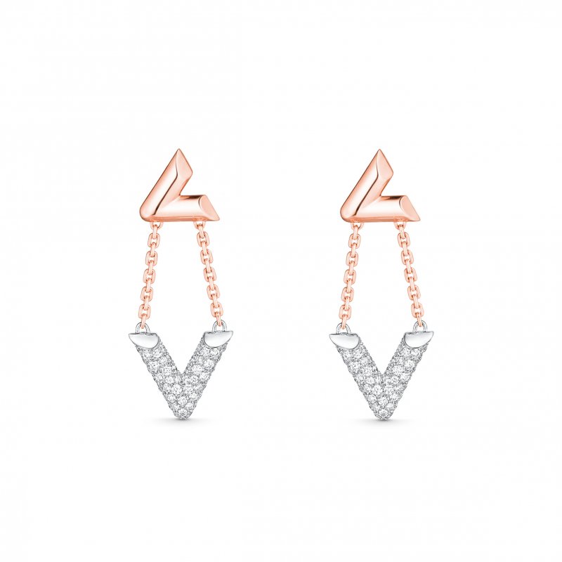 (image for) LOUIS VUITTON LV VOLT UPSIDE DOWN EARRINGS Q96974