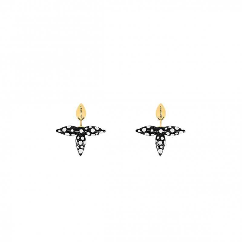 (image for) LOUIS VUITTON X YAYOI KUSAMA LOUISETTE INFINITY DOTS EARRINGS M01073