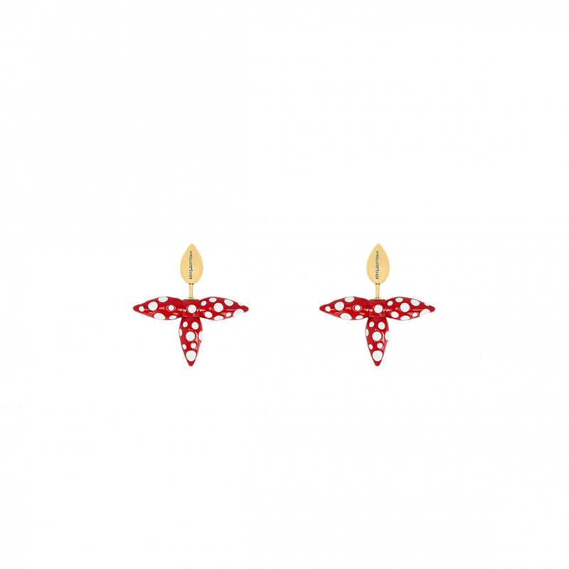 (image for) LOUIS VUITTON X YAYOI KUSAMA LOUISETTE INFINITY DOTS EARRINGS M01075