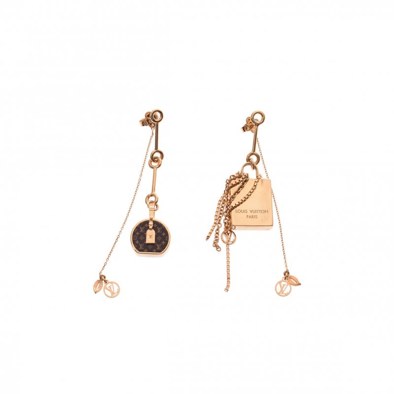 (image for) LOUIS VUITTON MINI LV EARRINGS M68396