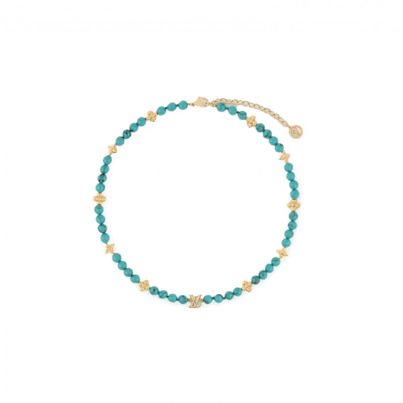 (image for) LOUIS VUITTON LV STONES NECKLACE TURQUOISE