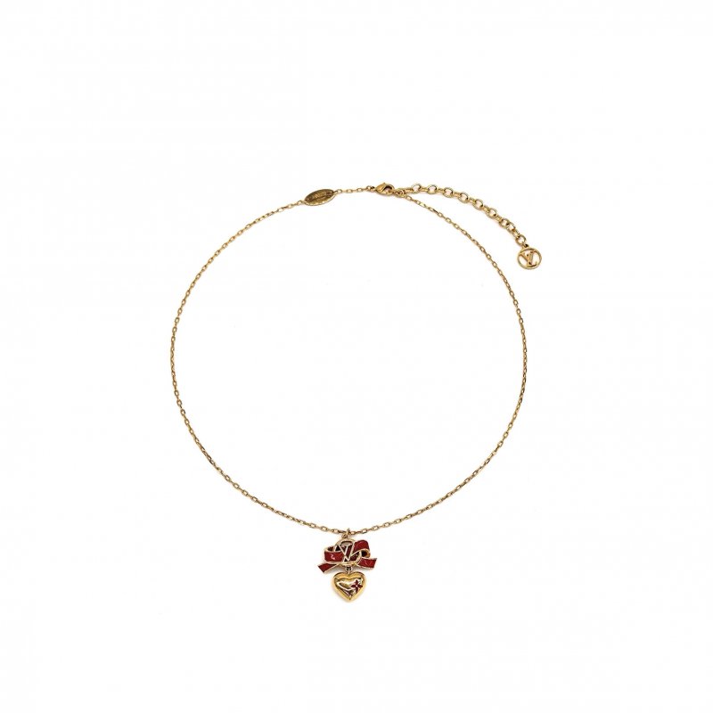 (image for) LOUIS VUITTON LV ROMANCE NECKLACE GOLDEN M80270