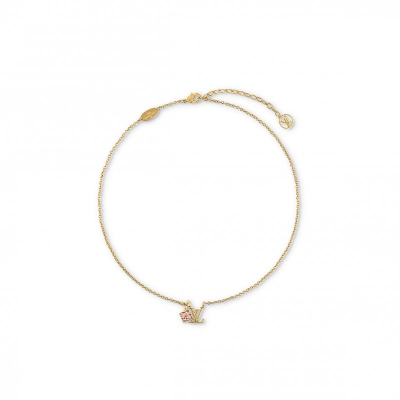 (image for) LOUIS VUITTON LOULOUGRAM NECKLACE M00783