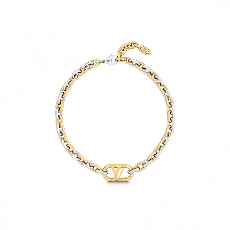 (image for) LOUIS VUITTON EVERYDAY CHAIN LV NECKLACE M00593