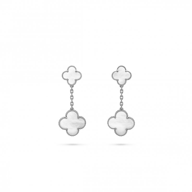 (image for) VAN CLEEF ARPELS MAGIC ALHAMBRA EARRINGS, 2 MOTIFS VCARD78400