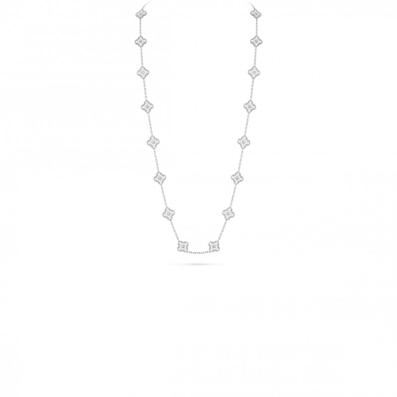 (image for) VAN CLEEF ARPELS VINTAGE ALHAMBRA LONG NECKLACE, 20 MOTIFS VCARA43300