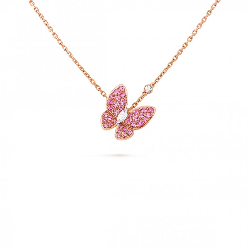 (image for) VAN CLEEF ARPELS TWO BUTTERFLY PENDANT VCARO3M200