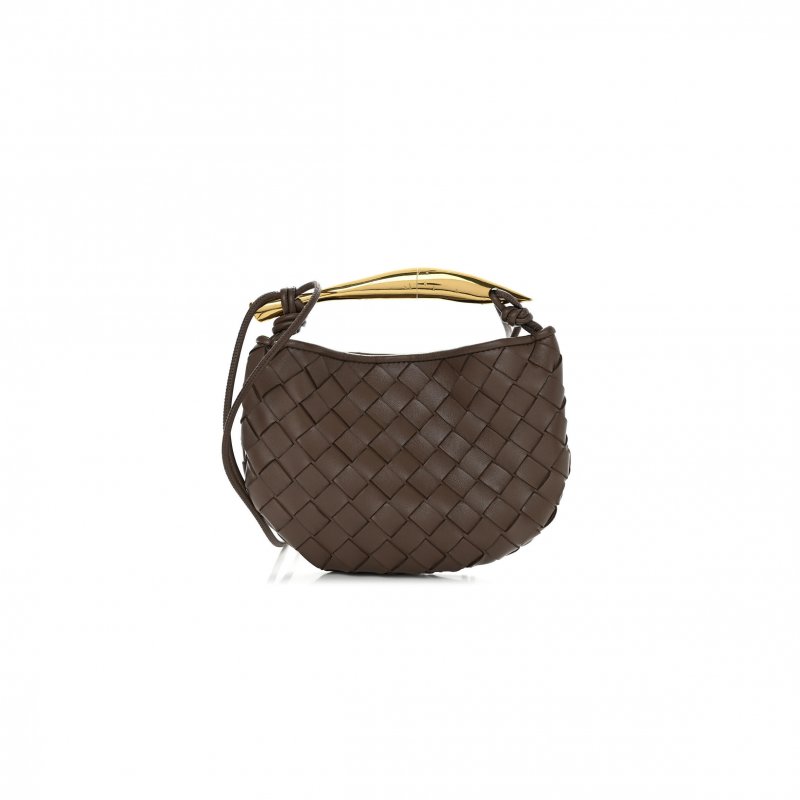 (image for) BOTTEGA VENETA NAPPA INTRECCIATO MINI SARDINE BAG TAUPE GREY (20*14*3cm)