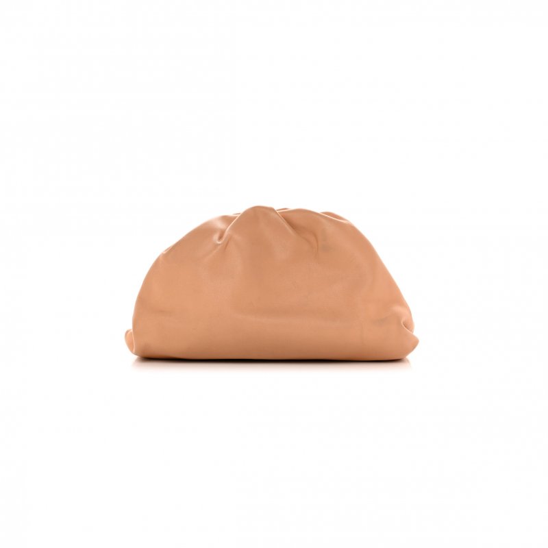 (image for) BOTTEGA VENETA CALFSKIN TEEN POUCH ALMOND (29*18*8cm)