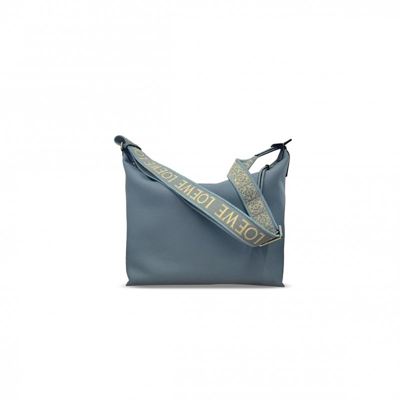 (image for) LOEWE CUBI CROSSBODY BAG IN SUPPLE SMOOTH CALFSKIN AND JACQUARD B906K70X13 (44*30*18cm)