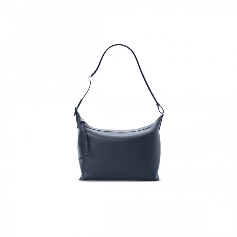 (image for) LOEWE CUBI CROSSBODY BAG IN SUPPLE SMOOTH CALFSKIN AND JACQUARD B906K70X01 (44*30*18cm)