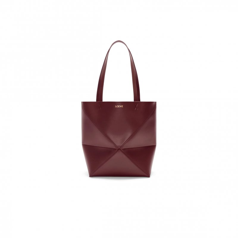 (image for) LOEWE MEDIUM PUZZLE FOLD TOTE IN SHINY CALFSKIN A657G50X01 05 (31.5*25.5*14.5cm)