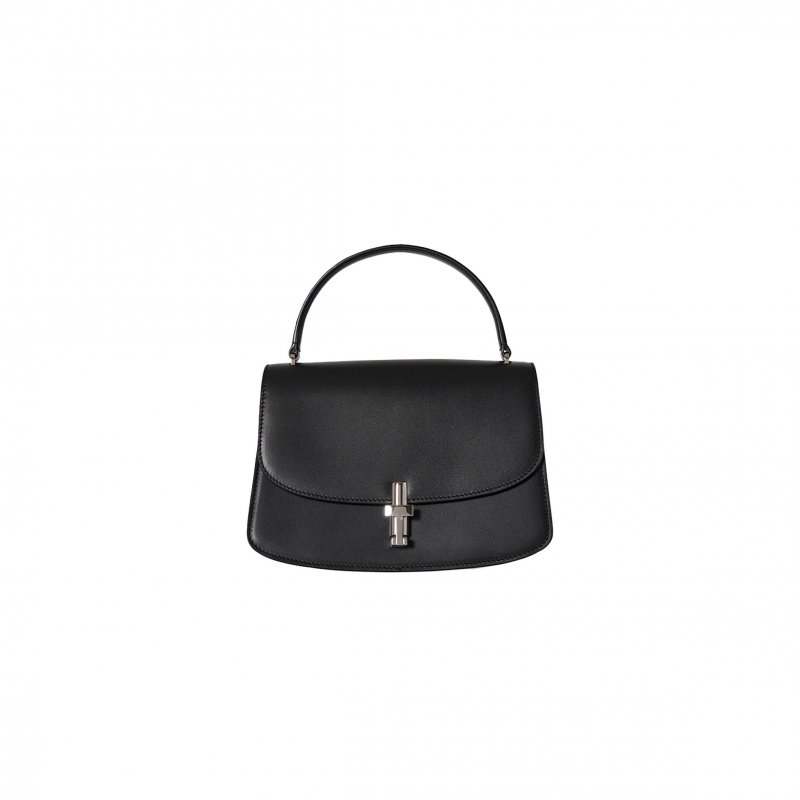 (image for) THE ROW SOFIA 8.75 BAG IN LEATHER BLACK W1442L60BLPL (22*15*9cm)
