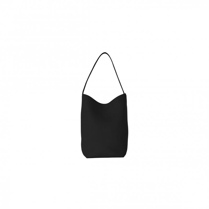 (image for) THE ROW SMALL NS PARK TOTE BAG IN NUBUCK BLACK W1314L87BLK (25*22*12cm)