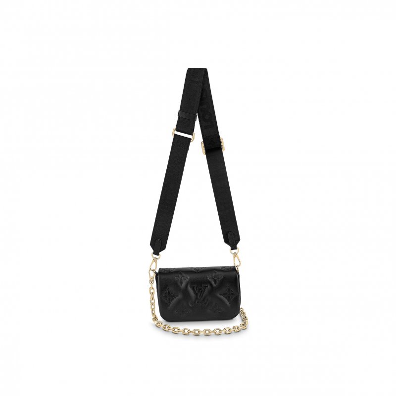 (image for) LOUIS VUITTON WALLET ON STRAP BUBBLEGRAM M81398 (20*12*6cm)