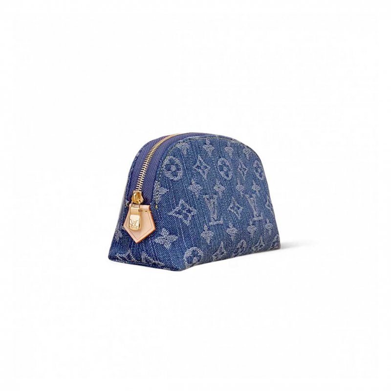 (image for) LOUIS VUITTON DENIM POCHETTE COSMÉTIQUE M28050 (19*12*6cm)