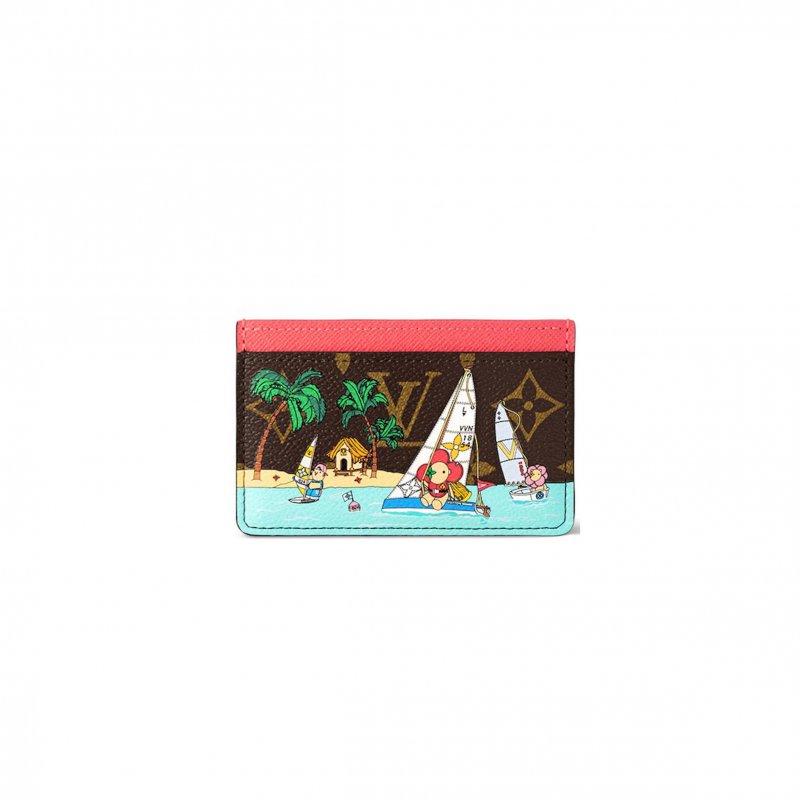 (image for) LOUIS VUITTON CARD HOLDER DRAGON FRUIT PINK M82853 (11*7cm)