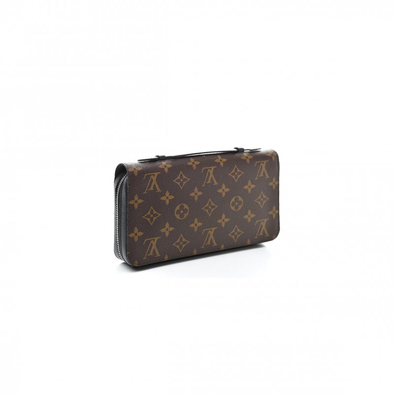 (image for) LOUIS VUITTON MONOGRAM MACASSAR CANVAS ZIPPY XL WALLET N41503 (22*13.5*4cm)