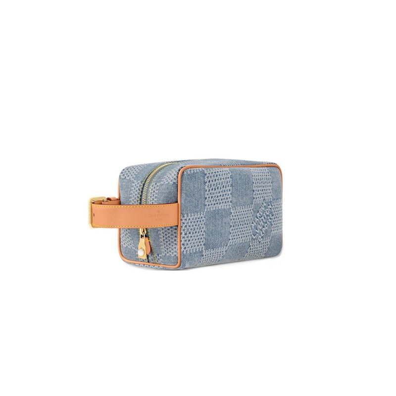 (image for) LOUIS VUITTON DENIM LOCKER DOPP KIT N40753 (23*13*12cm)