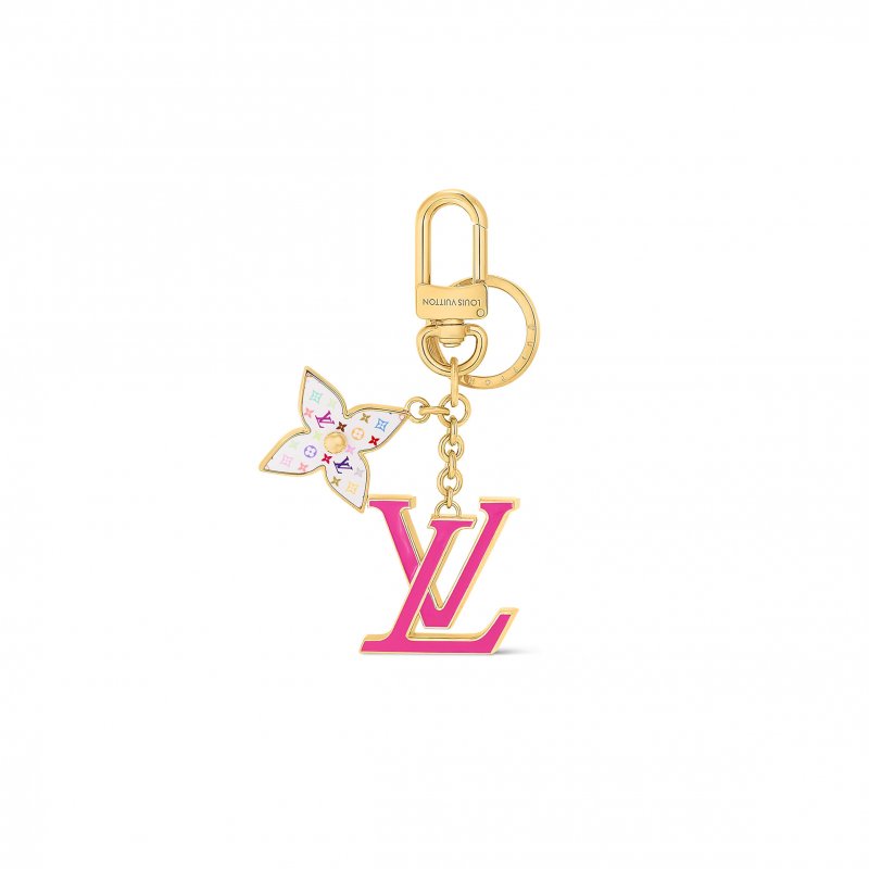 (image for) LOUIS VUITTON MURAKAM LV X TM LV ICONIC MONOGRAM MULTICOLOR KEY HOLDER M02466