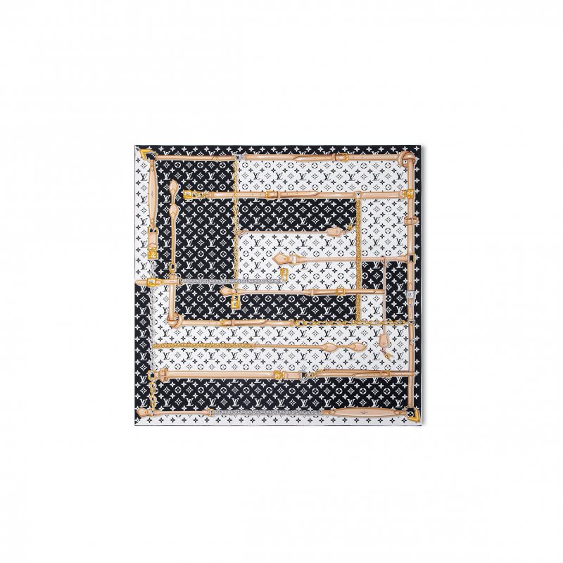 (image for) LOUIS VUITTON SCARF MONOGRAM CONFIDENTIAL SQUARE M78667