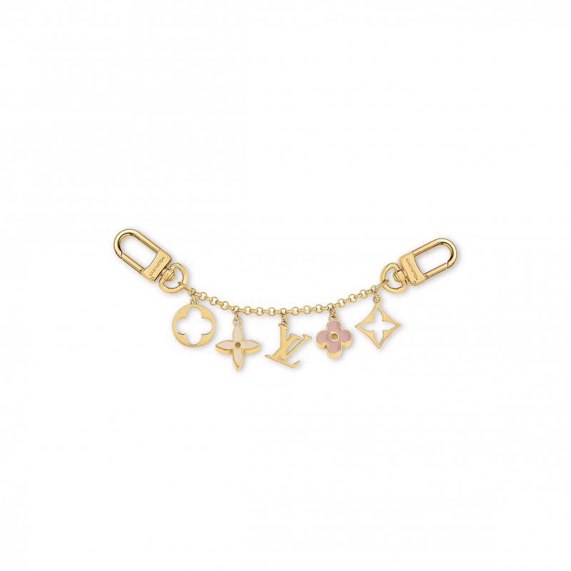 (image for) LOUIS VUITTON FLEUR DE MONOGRAM BAG CHARM CHAIN M01413