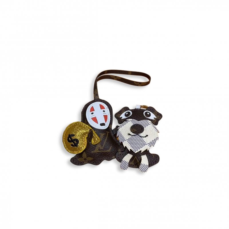 (image for) LOUIS VUITTON SCHNAUZER HAYAO MIYAZAKI RICH FACELESS MAN KEYCHAIN 300697