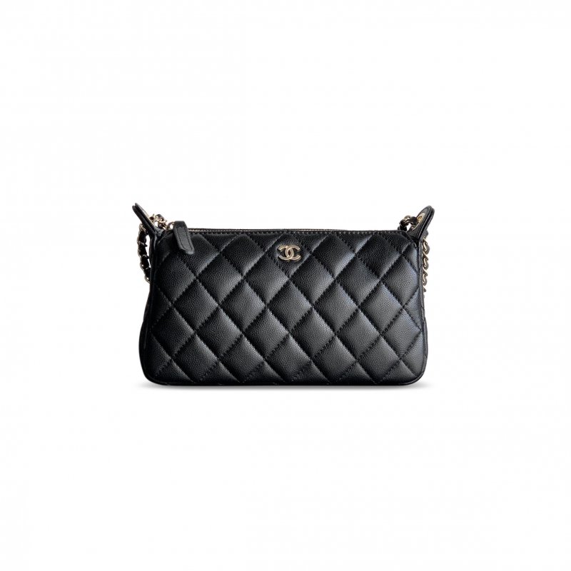 (image for) CHANEL MASTER GRAINED CALFSKIN 25B CLUTCH WITH CHAIN BAG AS4704 (21*12*5.5cm)