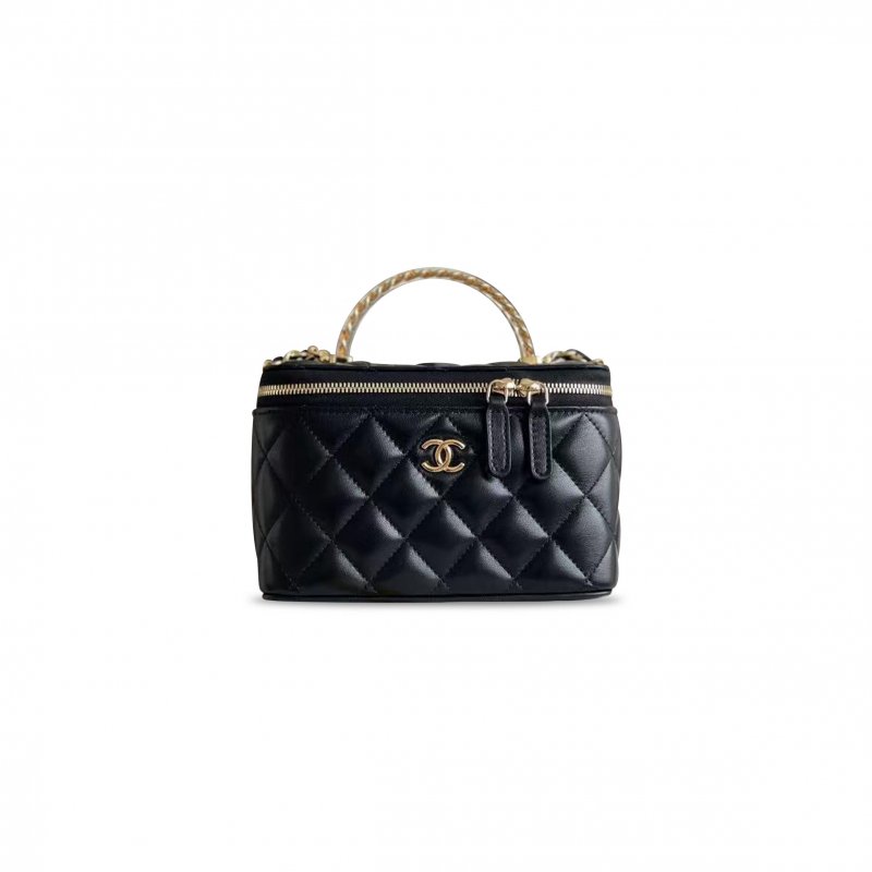 (image for) CHANEL MASTER 24S TRANSPARENT HANDLE LONG BOX BLACK AP3768 (17*9.5*7.8cm)