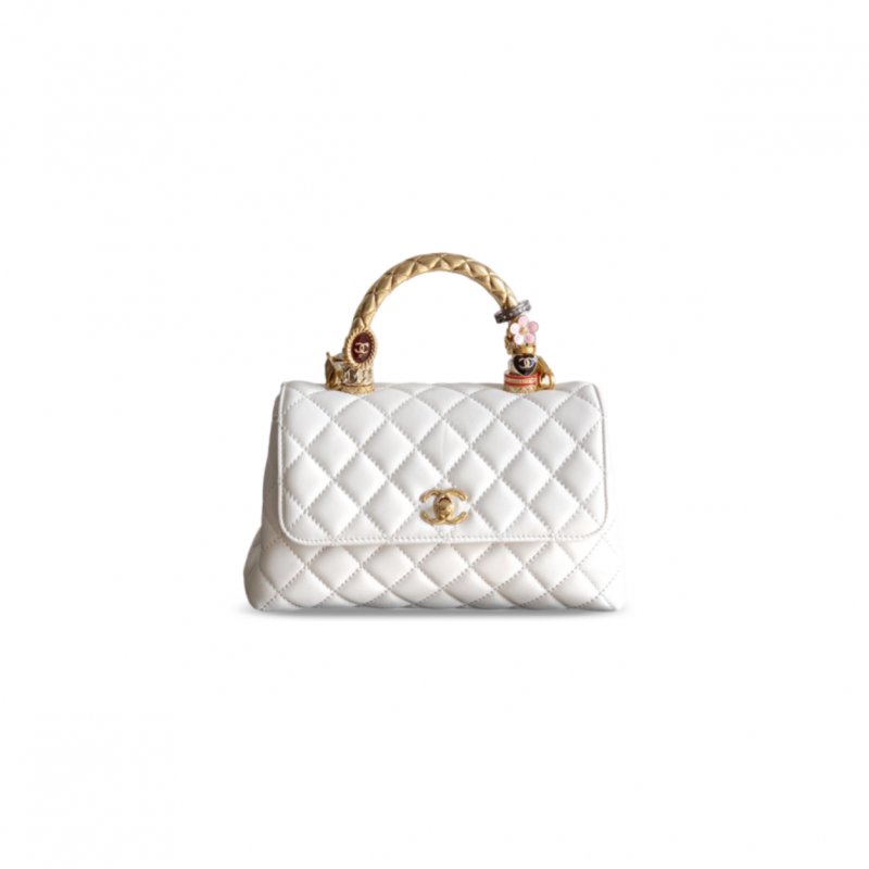 (image for) CHANEL 25K SMALL TOP HANDLE FLAP BAG A92990 (23*14*8cm)