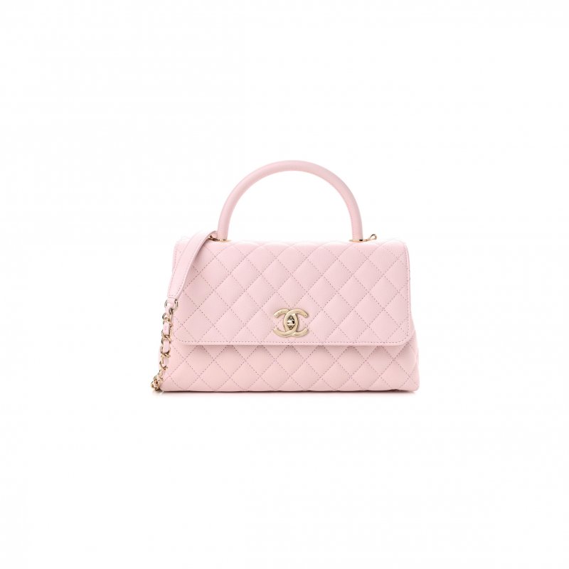 (image for) CHANEL CAVIAR QUILTED MEDIUM COCO HANDLE FLAP 1461424 (29*18*12cm)