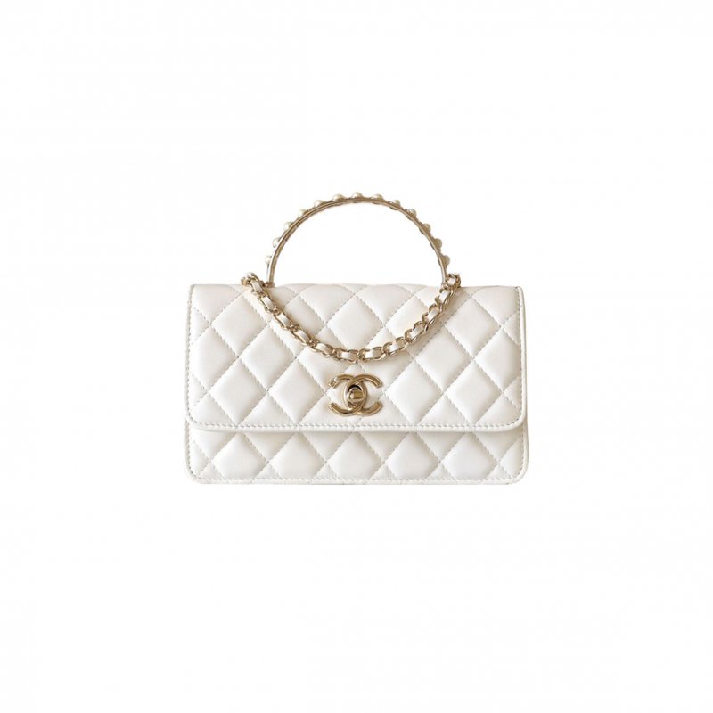 (image for) CHANEL PEARL ACCORDION HANDBAG (18.5*11*5cm)
