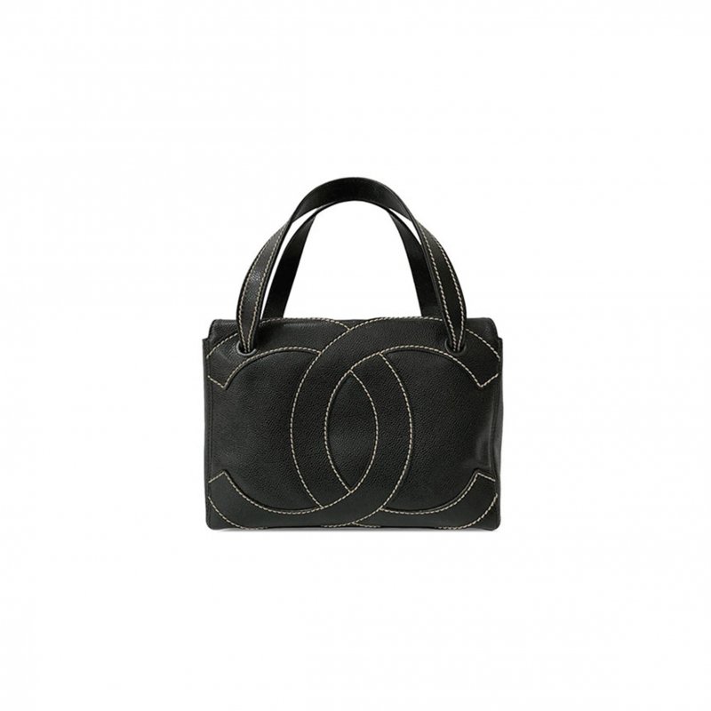 (image for) CHANEL CAVIAR CC WILD STITCH HANDBAG (34*26*9cm)