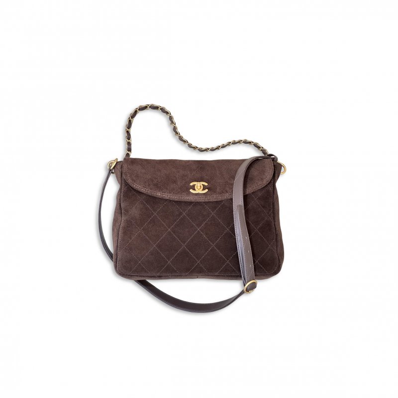 (image for) CHANEL 26C HOBO BAG IN SUEDE AS5883 (30*24*8cm)