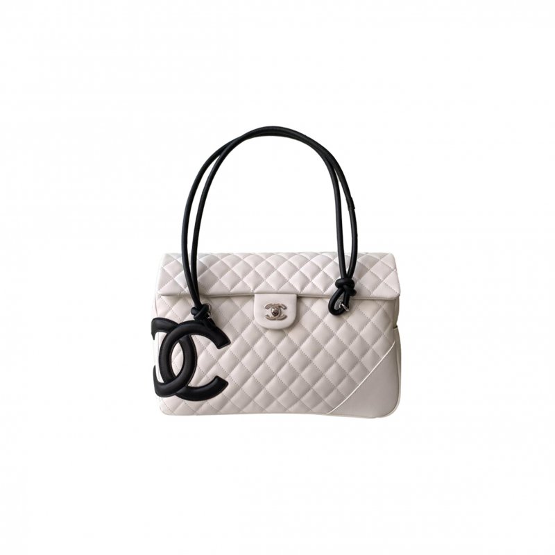 (image for) CHANEL BLACK AND WHITE PANDA KANG PENG AIRPORT BAG AS6339 (33*24*11cm)