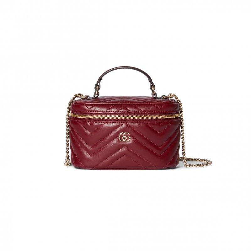 (image for) GUCCI GG MARMONT MINI VANITY BAG 837454 (19*11.5*9cm)