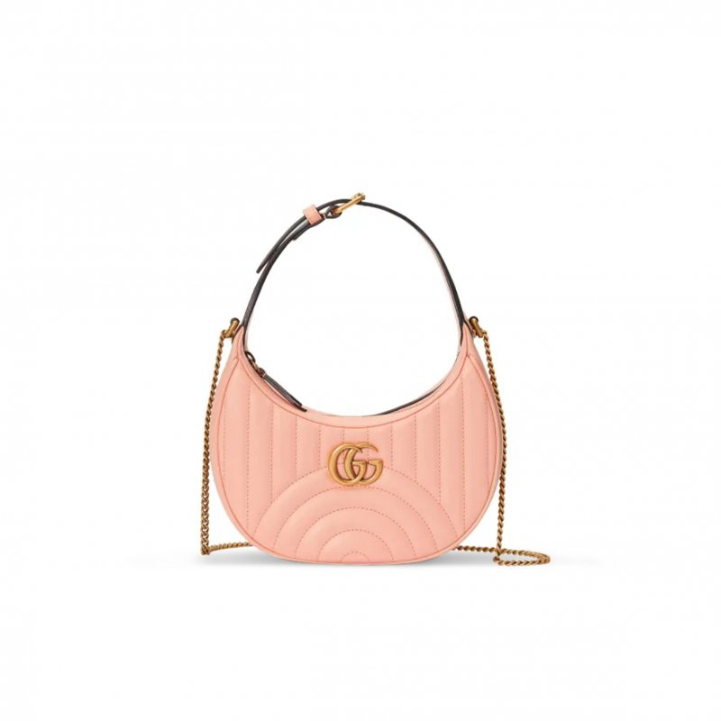 (image for) GUCCI GG MARMONT HALF-MOON-SHAPED MINI BAG 699514 (21.5*11*5cm)