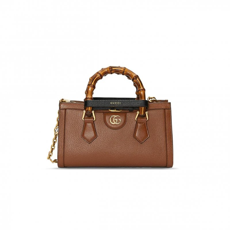 (image for) GUCCI DIANA BAMBOO SMALL SHOULDER BAG 735153 (27*15.5*11cm)